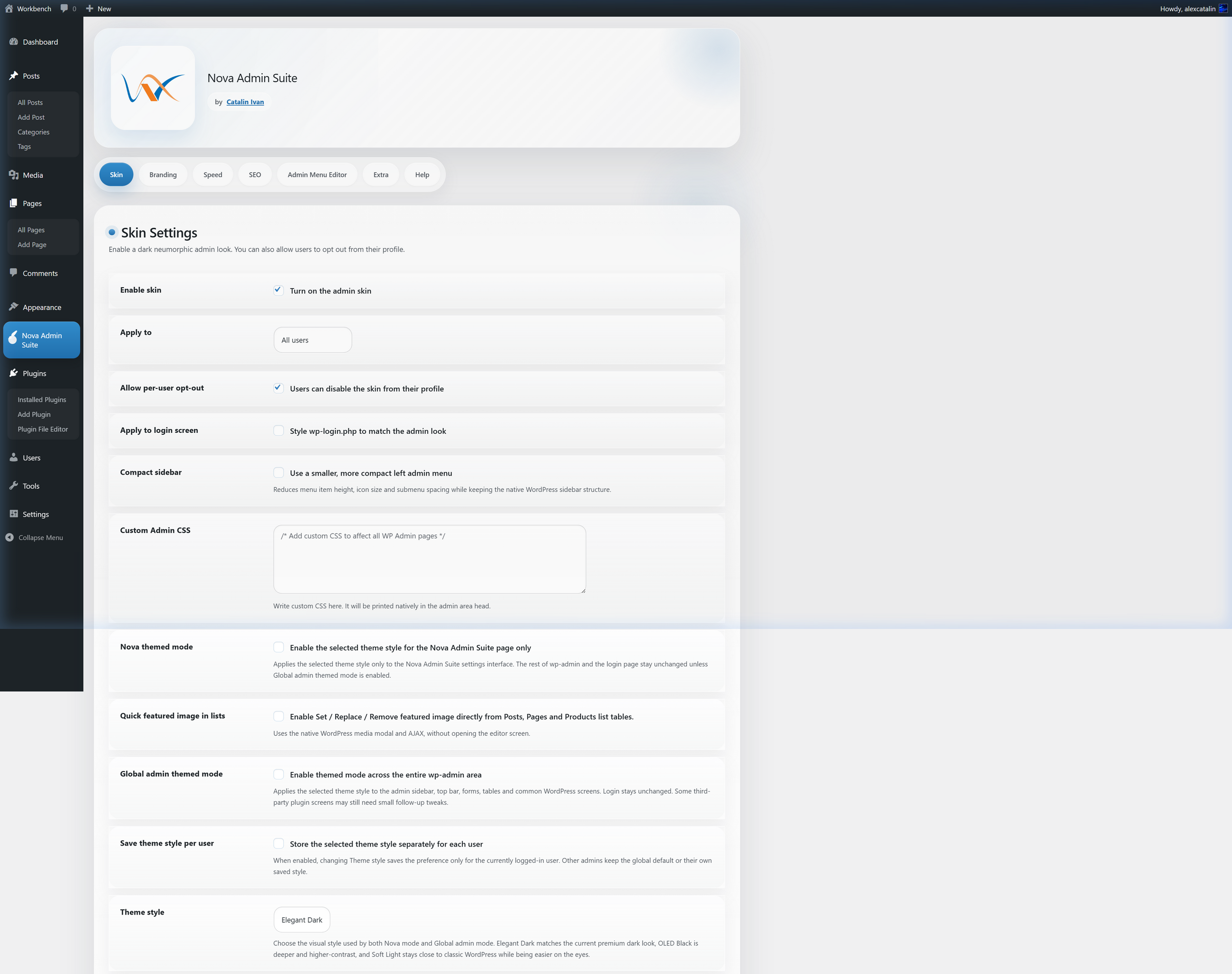 Skin Settings Part 1