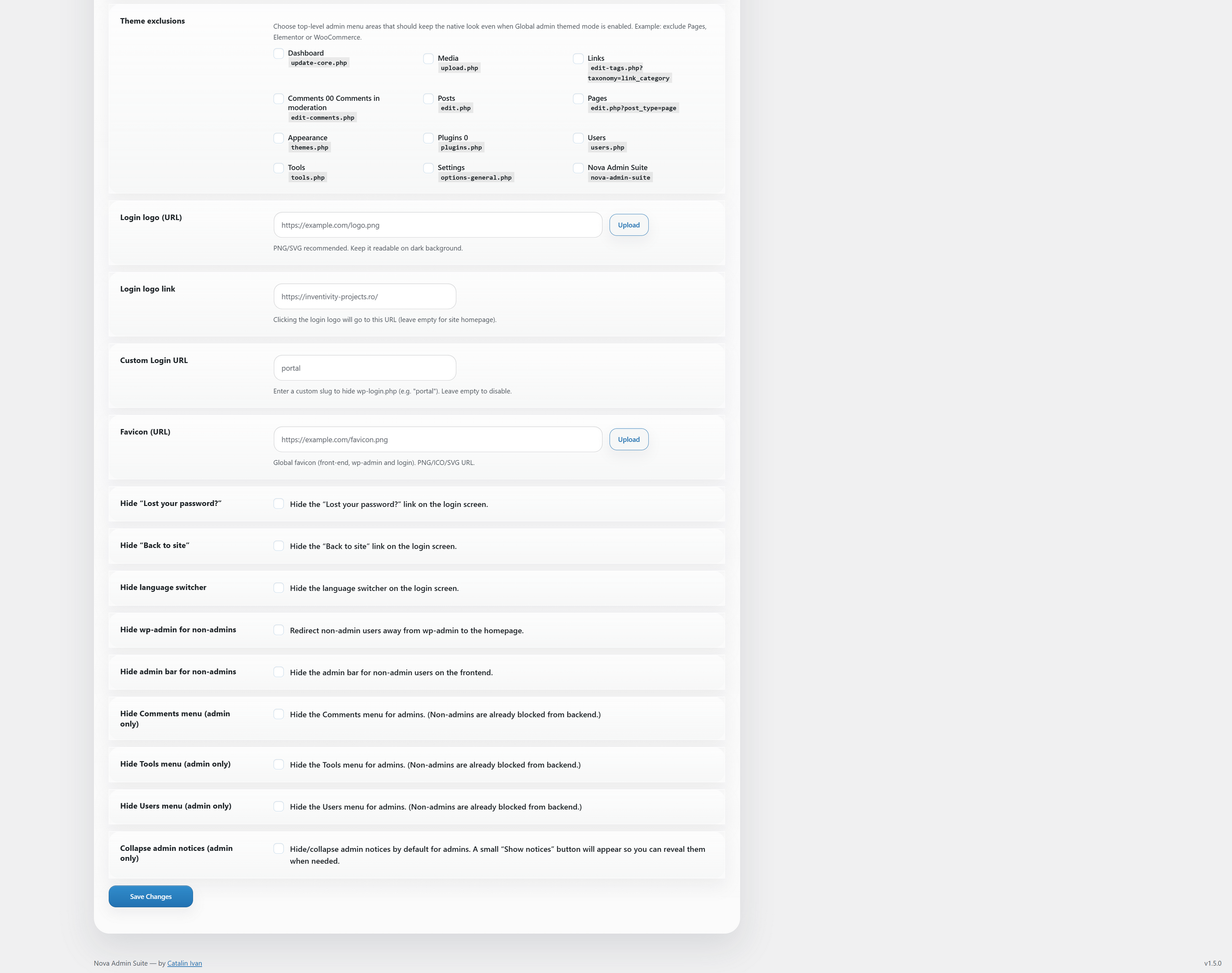Skin Settings Part 2